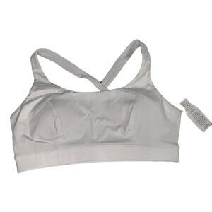 NWT Iris and ink white sports bra  size M